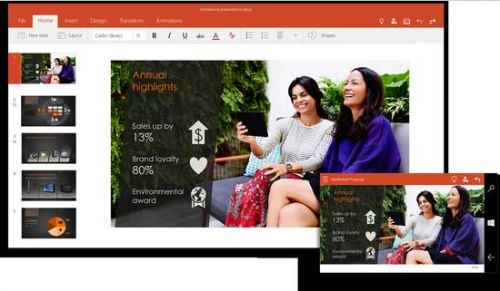 Windows 10已經到來 Office 2016也不遠了(圖3) 說明: PPT.png