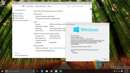 Windows 10距離發布RAT版本為期不遠
