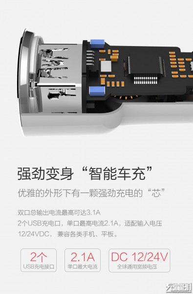 小米“雜貨鋪”再添新成員!智能車充售價59元(圖2) 1442828750764