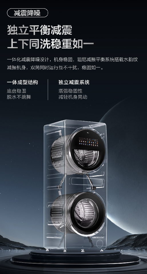 TCL復式洗衣機  衣服分類洗  寶媽少費心！(圖3)