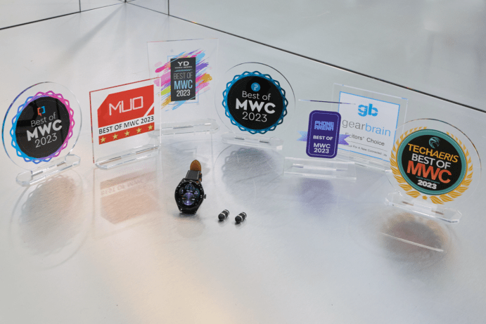 外媒好評如潮，華為穿戴產品榮獲MWC 2023 16項權威媒體大獎(圖1)