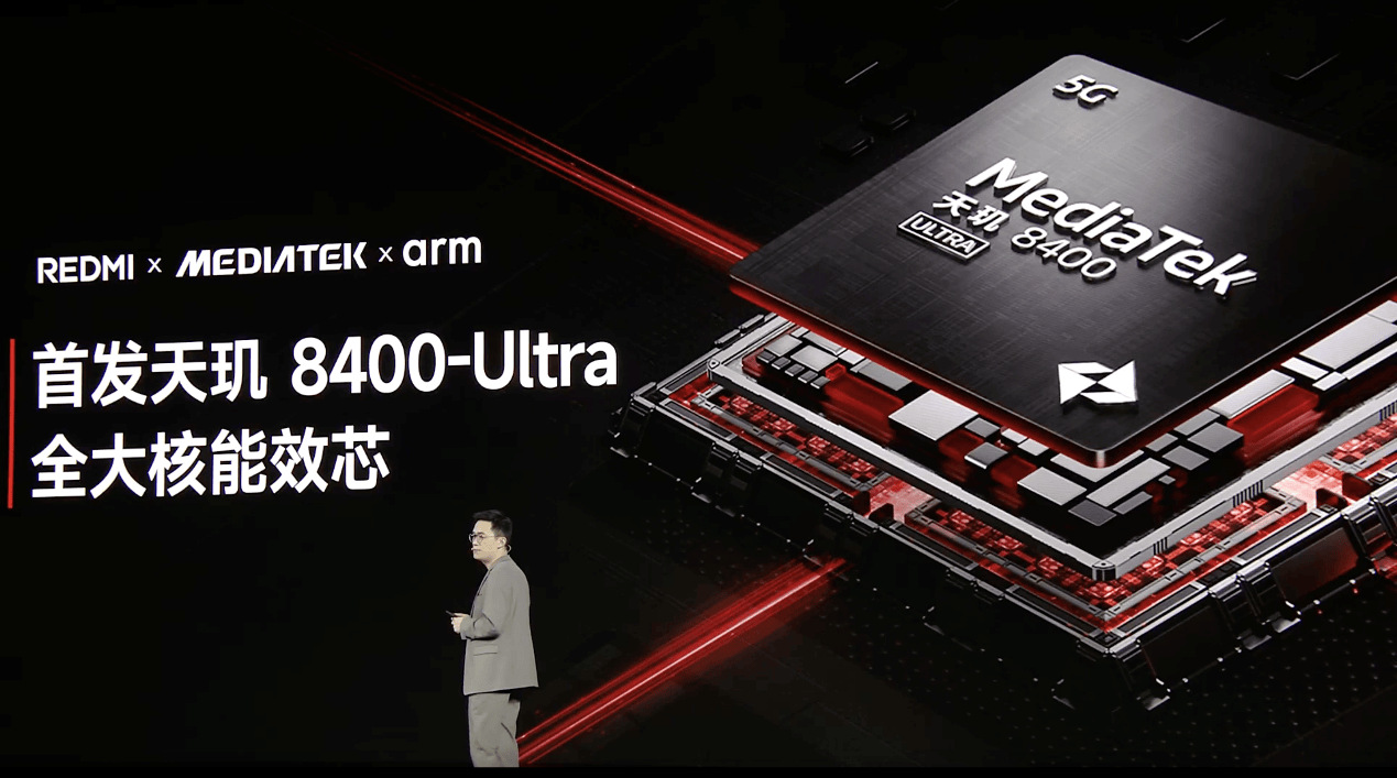 REDMI Turbo 4首發天璣 8400-Ultra，性能、能效同檔無對手(圖2)