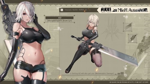 《妮姬：勝利女神》×《尼爾》聯動更多細節圖：肉腿才是精髓