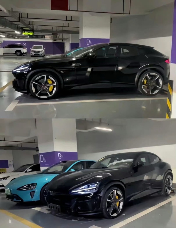 黑武士！小米SUV車型PS照現身網絡 比旁邊SU7還帥