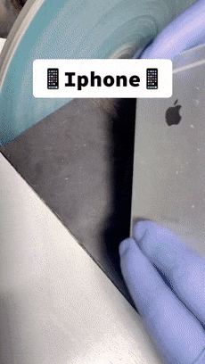 iPhone被磨成粉末的瞬間太絲滑了：強迫癥看了極度舒適