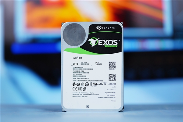 全球第一款24TB大硬盤！希捷銀河Exos X24 24TB圖賞