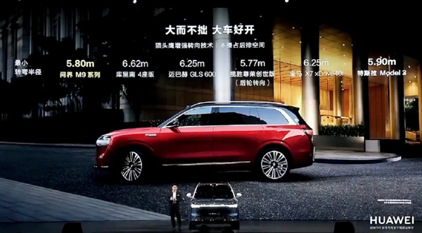 大而不拙!華為問界M9首搭貓頭鷹增強轉向技術:靈活度堪比小車(圖2) 大而不拙!華為問界M9首搭貓頭鷹增強轉向技術:靈活度堪比小車