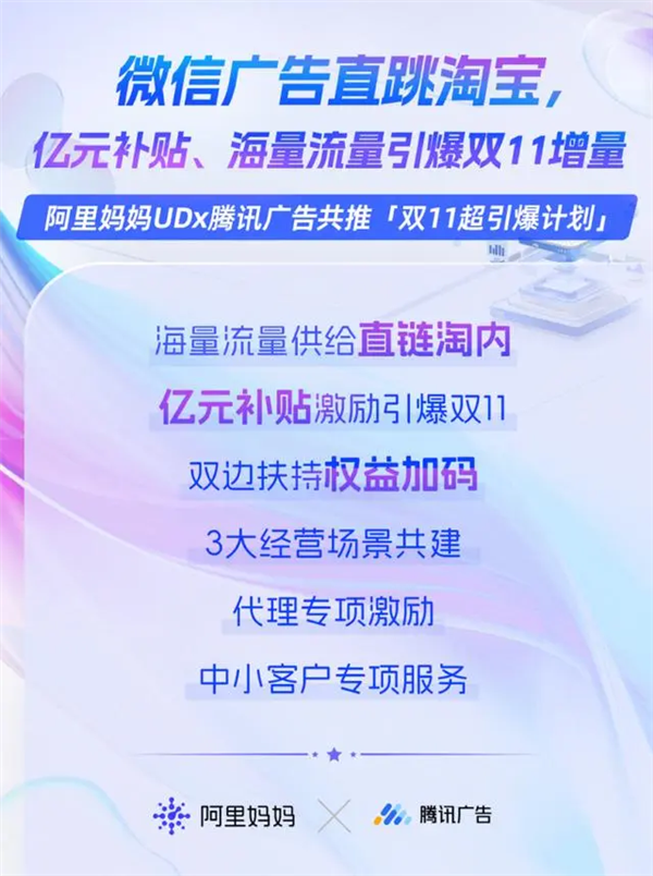 拆墻了！騰訊阿里深化合作：微信廣告可一鍵直達淘寶天貓