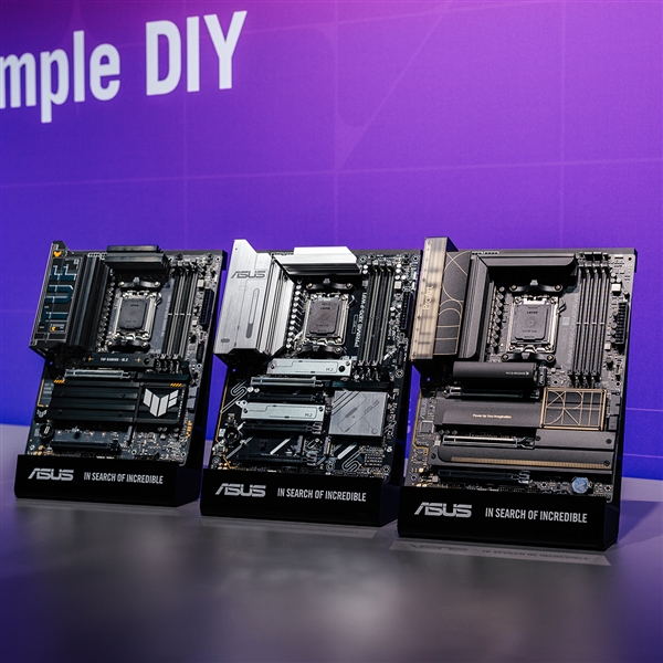 華碩首發AMD X870E/X870主板：榨干銳龍9000最后一絲潛力