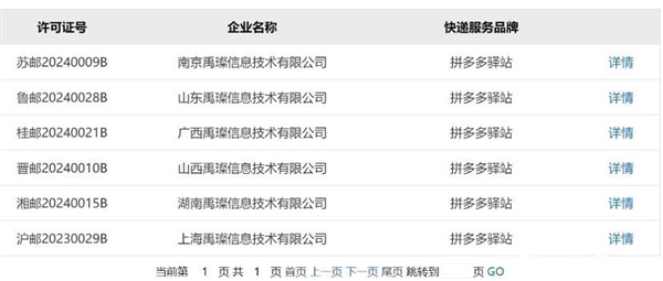 不只有菜鳥：拼多多已獲快遞驛站經營許可證