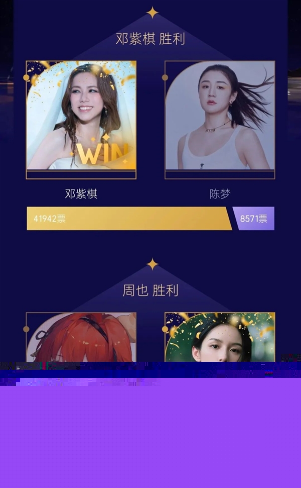 第九屆虎撲女神大賽8強(qiáng)誕生：劉亦菲、鄧紫棋、章若楠等入選