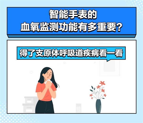 智能手表助力冬季養生 監測血氧守護呼吸道健康