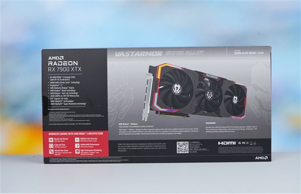 4K百幀旗艦！瀚鎧RX 7900 XTX顯卡圖賞
