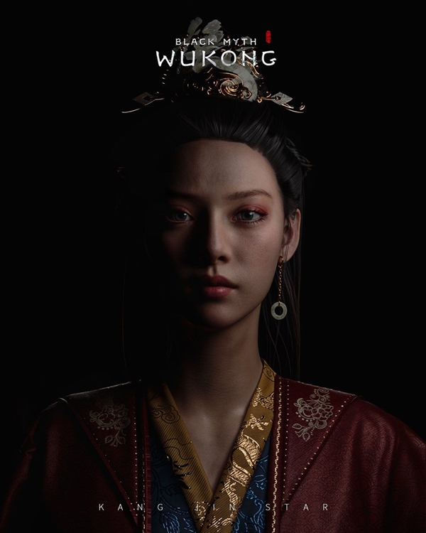 《黑神話》亢金星君淡妝模型圖賞：更加靚麗了