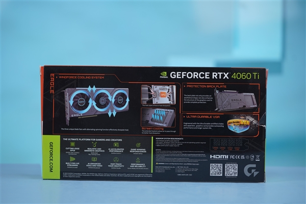 支持雙BIOS功能！獵鷹RTX 4060 Ti Eagle圖賞