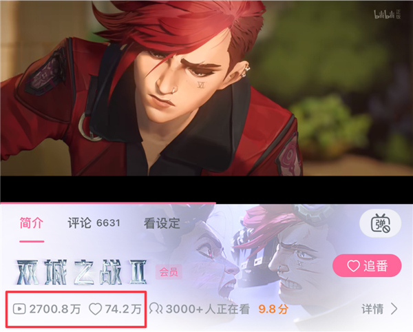 讓無數人等了3年的雙城之戰 一回歸就屠榜了