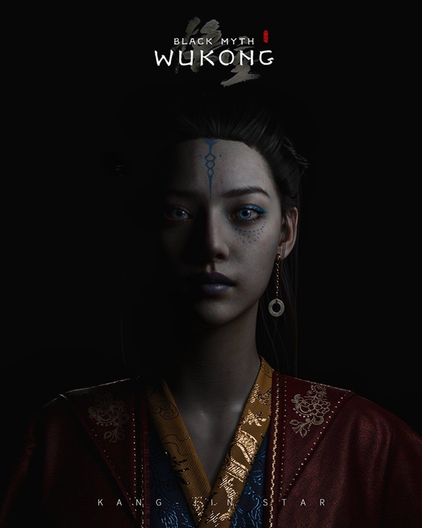 《黑神話》亢金星君淡妝模型圖賞：更加靚麗了