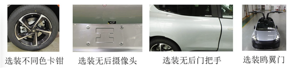 搭載Model X同款“飛飛門” 埃安昊鉑HT實車曝光 塊頭不小