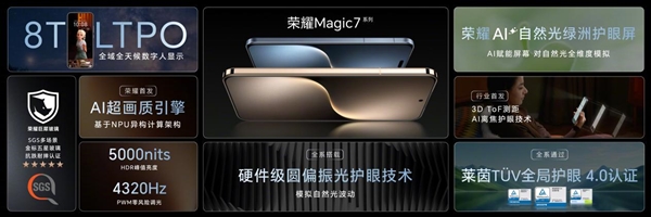 xxx元起！榮耀Magic7/Magic7 Pro發(fā)布：最強(qiáng)AI手機(jī) 一句話(huà)全自動(dòng)操作