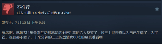 《我為情狂》Steam褒貶不一：價格偏高 三上悠亞戲份太少