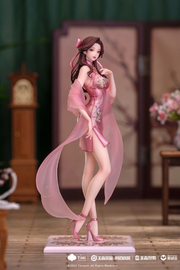 199元 《王者榮耀》“四大美女”旗袍手辦開售：3D打印 高精模具超逼真