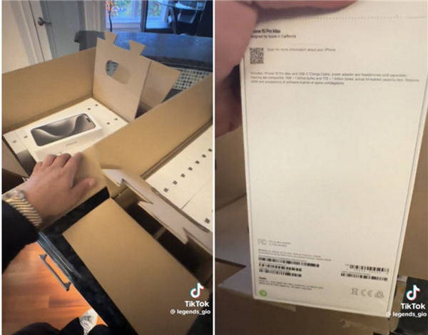 價值近百萬！蘋果虧大了：男子訂4部iPhone 15 結果卻收60部1TB頂配