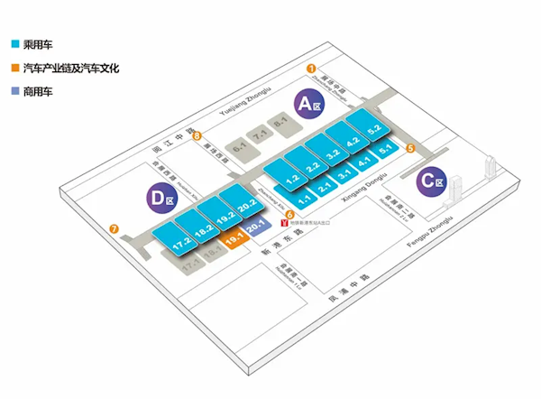 史上最大規模！2024廣州車展展位圖公布：1171臺車輛參展