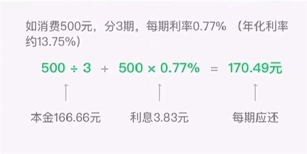 微信分期上線！可分3、6、12期分期還款 消費500元以上可用