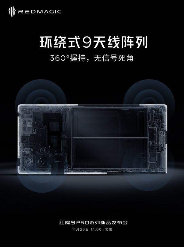 紅魔9 Pro系列電競操控無敵：520Hz觸控肩鍵+5G雙頻Wi-Fi