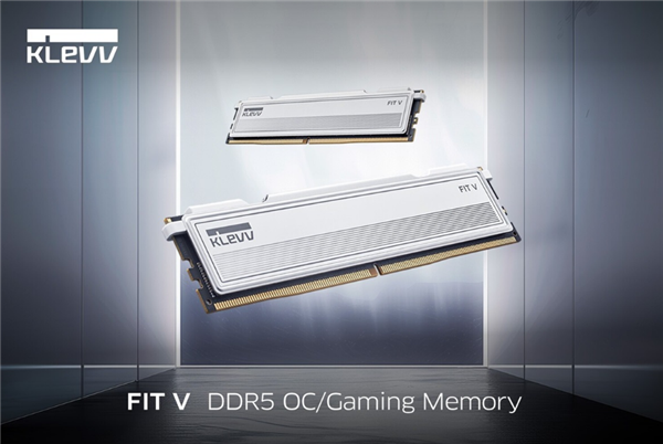 科賦發布全新FIT V DDR5內存：純白外觀、高度僅33mm