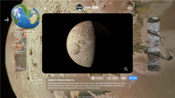 首個(gè)登陸蘋果Vision Pro的中國App！讓你第一視角沉浸式探索世界 體驗(yàn)史無前例
