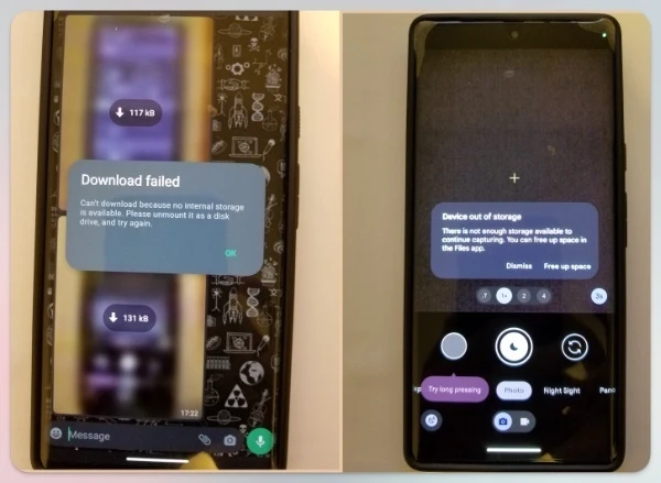 Android 14翻車！谷歌Pixel 6升級后128GB存儲變4GB