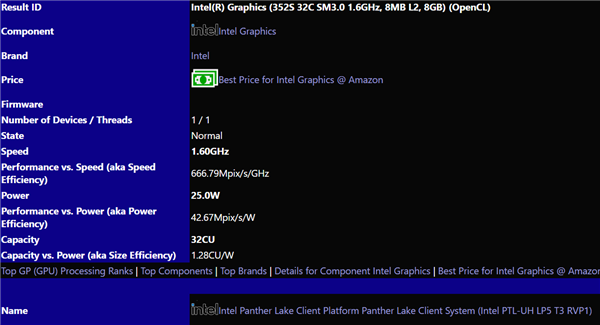 Intel開始測試第三代顯卡架構Xe3！酷睿Ultra 300也用它