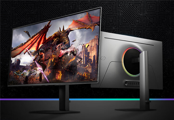 三星玄龍騎士G80SD顯示器開售：4K QD-OLED屏首發9999元
