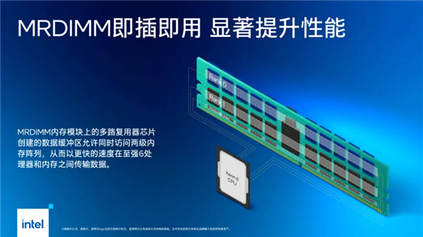 8800MT/s！Intel推出全新MRDIMM高速內存