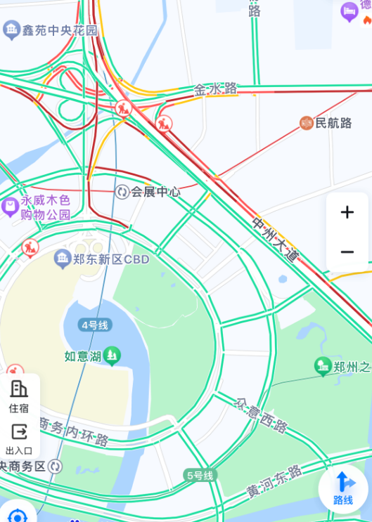 地圖都紅的發紫了！網友：低估了五一堵車的程度