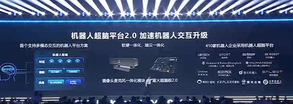 首個支持多模態(tài)交互的機器人平臺方案！科大訊飛機器人超腦平臺2.0發(fā)布