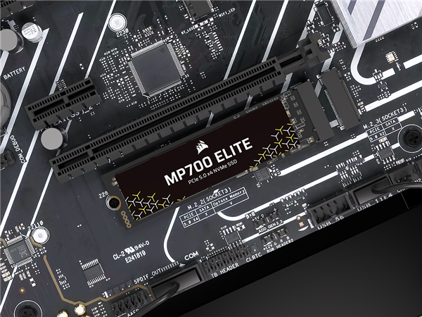 海盜船發布MP700 Elite PCIe 5.0 SSD：最高只能跑10GB/s