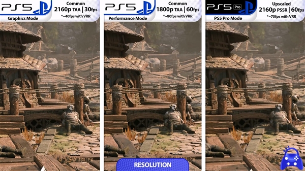 《戰神5》PS5 Pro性能對比：平均提升20-30幀！