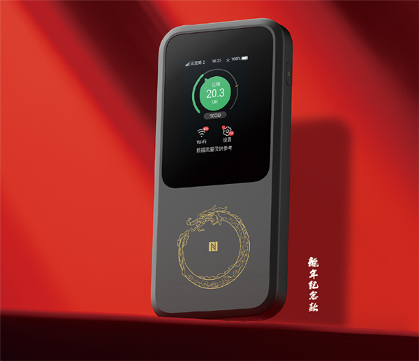1899元 中興U50 Pro 5G隨身Wi-Fi龍年紀念款發布：霸氣中國龍