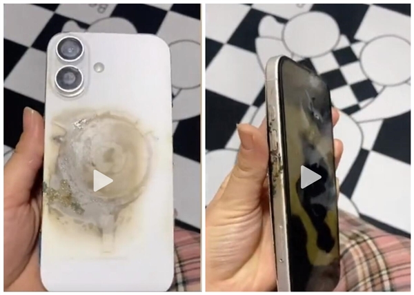 蘋果iPhone 16剛買一個月就自燃了 女生：發誓沒用磁吸充電器