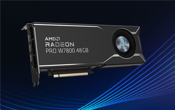 AMD顯卡史上最大顯存：Radeon PRO W7800 48GB低調發布