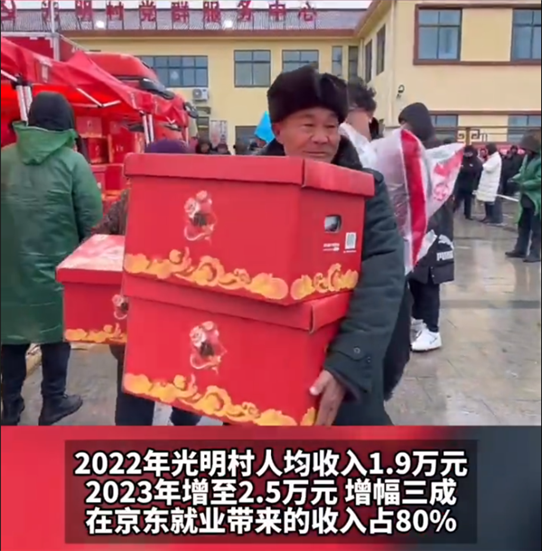 劉強東老家光明村就業率100% 2023年人均收入2.5萬元 增長30%以上