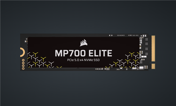 海盜船發布MP700 Elite PCIe 5.0 SSD：最高只能跑10GB/s