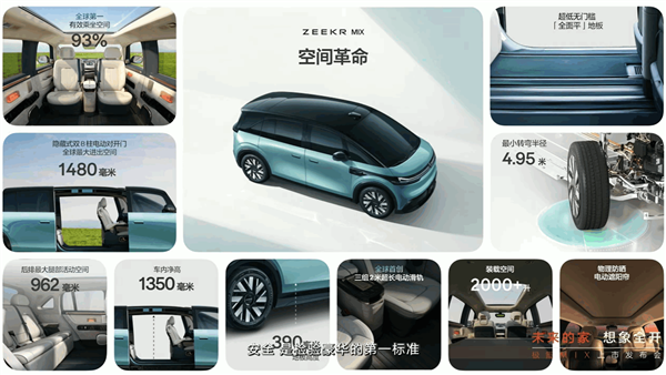 全球首創(chuàng)對(duì)開門、旋轉(zhuǎn)座椅座艙！極氪MIX上市：27.99萬起